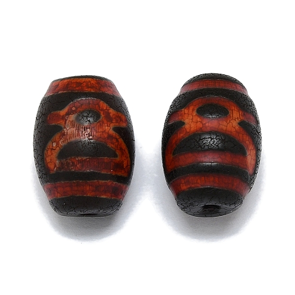PandaHall Tibetan Style dZi Beads, Natural Agate Beads, Barrel, Dyed & Heated, God of Wealth Pattern, 13.5x10mm, Hole: 1.6mm Tibetan Agate...
PandaHall Tibetan Style dZi Beads, Natural Agate Beads, Barrel, Dyed & Heated, God of Wealth Pattern, 13.5x10mm, Hole: 1.6mm Tibetan Agate...
