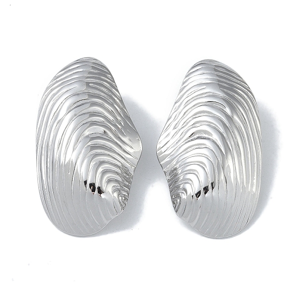 PandaHall 304 Stainless Steel Stud Earrings, Shell Shape, Stainless Steel Color, 43.5x25mm 304 Stainless Steel Shell Shape
PandaHall 304 Stainless Steel Stud Earrings, Shell Shape, Stainless Steel Color, 43.5x25mm 304 Stainless Steel Shell Shape