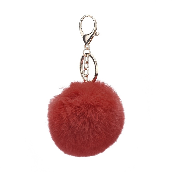 PandaHall Pom Pom Ball Keychain, with Alloy Lobster Claw Clasps and Iron Key Ring, for Bag Decoration, Keychain Gift and Phone Backpack..., Red
PandaHall Pom Pom Ball Keychain, with Alloy Lobster Claw Clasps and Iron Key Ring, for Bag Decoration, Keychain Gift and Phone Backpack..., Red