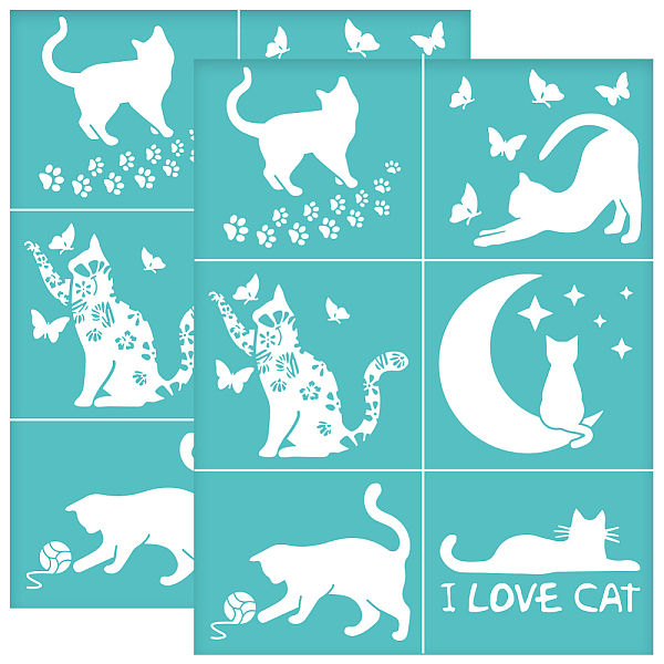 PandaHall OLYCRAFT 2Pcs 8.6x11 Inch Self-Adhesive Silk Screen Printing Stencil Cat Butterfly Silk Screen Stencil Cat Paw "I Love Cat"...
PandaHall OLYCRAFT 2Pcs 8.6x11 Inch Self-Adhesive Silk Screen Printing Stencil Cat Butterfly Silk Screen Stencil Cat Paw "I Love Cat"...
