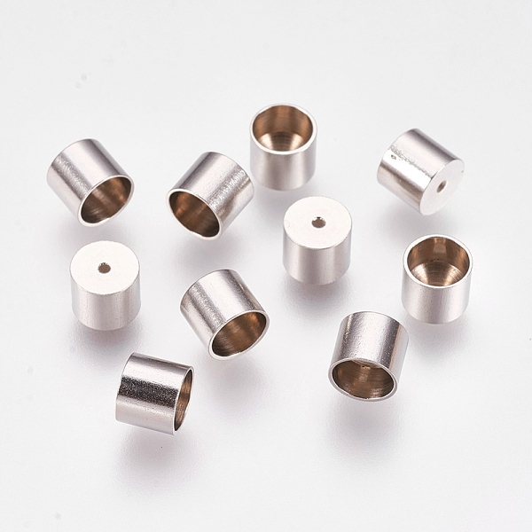 PandaHall 201 Stainless Steel Cord Ends, End Caps, Stainless Steel Color, 6x7mm, Hole: 1mm, Inner Diameter: 6mm 201 Stainless Steel
PandaHall 201 Stainless Steel Cord Ends, End Caps, Stainless Steel Color, 6x7mm, Hole: 1mm, Inner Diameter: 6mm 201 Stainless Steel
