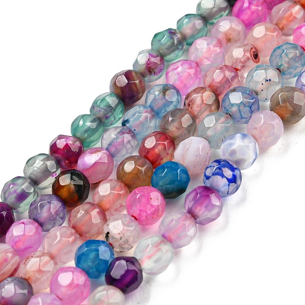 PandaHall Natural Agate Beads Strands, Faceted Round, Dyed & Heated, Mixed Color, 4mm, Hole: 0.8mm, about 91pcs/strand, 14.57 inch(37cm)..., Multicolor
PandaHall Natural Agate Beads Strands, Faceted Round, Dyed & Heated, Mixed Color, 4mm, Hole: 0.8mm, about 91pcs/strand, 14.57 inch(37cm)..., Multicolor