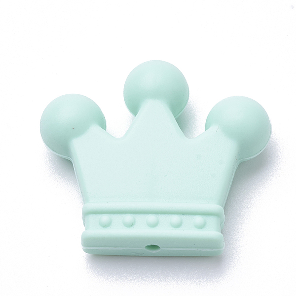 PandaHall Food Grade Eco-Friendly Silicone Beads, Chewing Beads For Teethers, DIY Nursing Necklaces Making, Crown, Light Cyan, 30x35x10mm...
PandaHall Food Grade Eco-Friendly Silicone Beads, Chewing Beads For Teethers, DIY Nursing Necklaces Making, Crown, Light Cyan, 30x35x10mm...