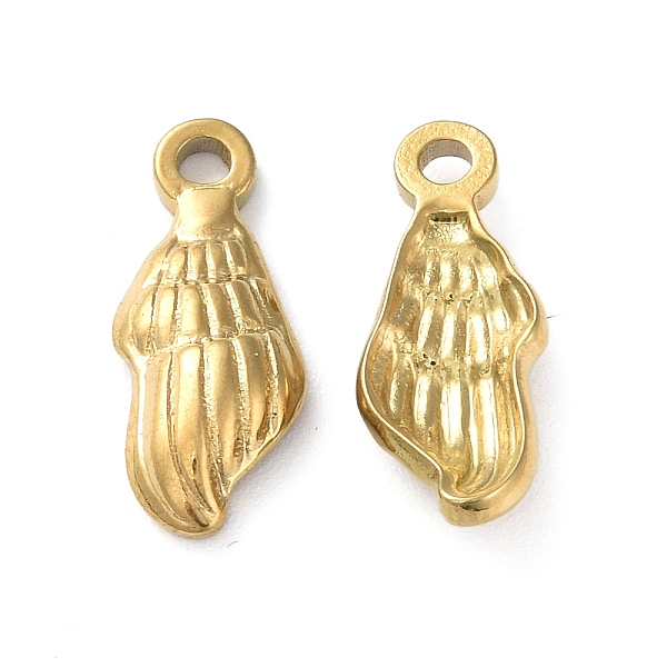 PandaHall Ion Plating(IP) 304 Stainless Steel Pendants, Conch Charm, Golden, 18x7.5x3mm, Hole: 1.8mm 304 Stainless Steel Others
PandaHall Ion Plating(IP) 304 Stainless Steel Pendants, Conch Charm, Golden, 18x7.5x3mm, Hole: 1.8mm 304 Stainless Steel Others