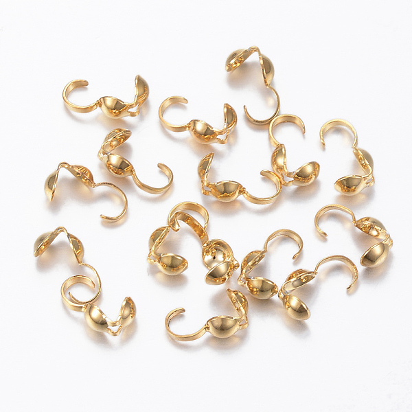PandaHall 304 Stainless Steel Bead Tips, Calotte Ends, Clamshell Knot Cover, Real 24K Gold Plated, 9x3.8x4mm, Inner Diameter: 3.5mm 304...
PandaHall 304 Stainless Steel Bead Tips, Calotte Ends, Clamshell Knot Cover, Real 24K Gold Plated, 9x3.8x4mm, Inner Diameter: 3.5mm 304...