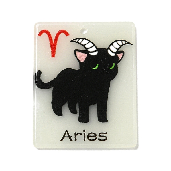 PandaHall Acrylic Pendants, Constellation Cat, Aries, 34x27x2.5mm, Hole: 2mm Acrylic Aries Black
PandaHall Acrylic Pendants, Constellation Cat, Aries, 34x27x2.5mm, Hole: 2mm Acrylic Aries Black