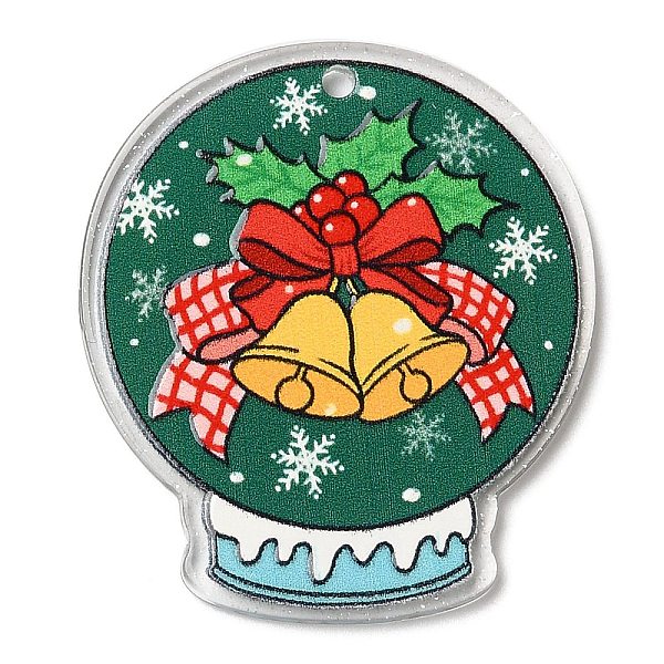 PandaHall Christmas Series Acrylic Pendants, Christmas Bell, 39.5x35x2.3mm, Hole: 2mm Acrylic Christmas Bell Green
PandaHall Christmas Series Acrylic Pendants, Christmas Bell, 39.5x35x2.3mm, Hole: 2mm Acrylic Christmas Bell Green