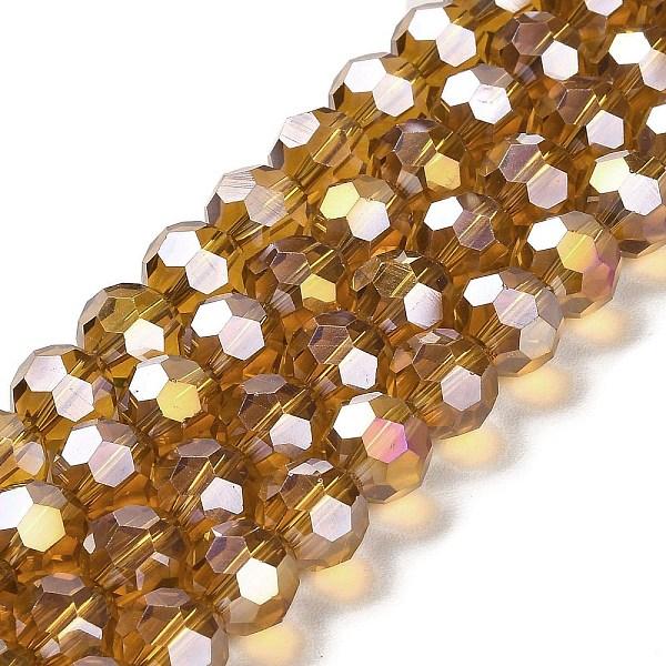 PandaHall Transparent Glass Beads, 32 Facets, AB Color Plated, Round, Goldenrod, 10x8.5~9mm, Hole: 1.6mm, about 67pcs/strand, 23.62''(60cm)..., Gold
PandaHall Transparent Glass Beads, 32 Facets, AB Color Plated, Round, Goldenrod, 10x8.5~9mm, Hole: 1.6mm, about 67pcs/strand, 23.62''(60cm)..., Gold