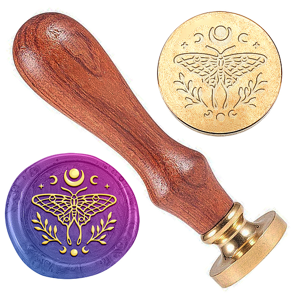 PandaHall Wax Seal Stamp Set, Golden Tone Sealing Wax Stamp Solid Brass Head, with Retro Wood Handle, for Envelopes Invitations, Gift Card...
PandaHall Wax Seal Stamp Set, Golden Tone Sealing Wax Stamp Solid Brass Head, with Retro Wood Handle, for Envelopes Invitations, Gift Card...