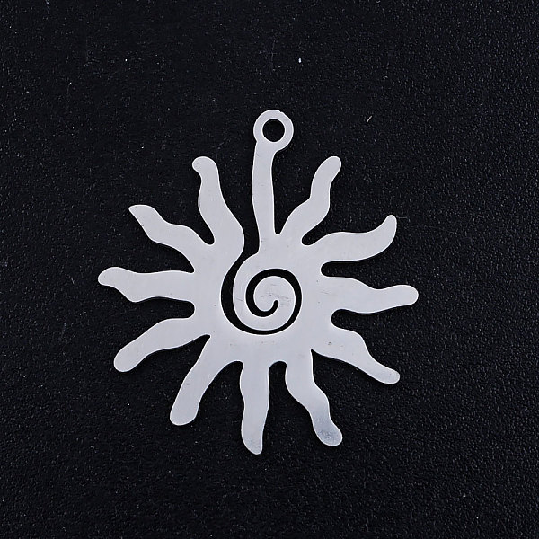 PandaHall 201 Stainless Steel Pendants, Sun, Stainless Steel Color, 23.5x21.5x1mm, Hole: 1.2mm 201 Stainless Steel Sun
PandaHall 201 Stainless Steel Pendants, Sun, Stainless Steel Color, 23.5x21.5x1mm, Hole: 1.2mm 201 Stainless Steel Sun
