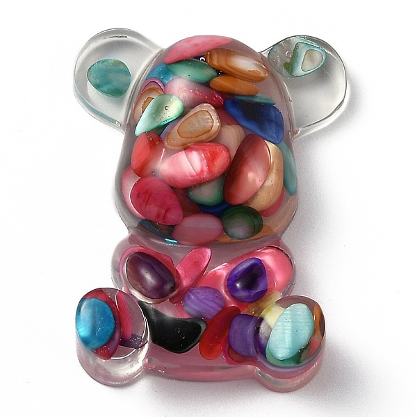 PandaHall Resin Display Decorations, with Natural Shell Shards Inside, Bear, Colorful, 53.5x41x19.5mm Shell Bear
PandaHall Resin Display Decorations, with Natural Shell Shards Inside, Bear, Colorful, 53.5x41x19.5mm Shell Bear