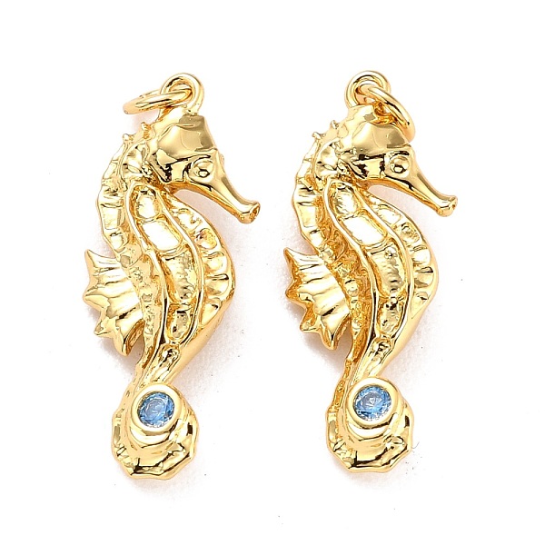 PandaHall Brass Micro Pave Cubic Zirconia Pendant, Long-Lasting Plated, Sea Horse, Real 18K Gold Plated, 22x10x4.5mm, Hole: 2.6mm...
PandaHall Brass Micro Pave Cubic Zirconia Pendant, Long-Lasting Plated, Sea Horse, Real 18K Gold Plated, 22x10x4.5mm, Hole: 2.6mm...