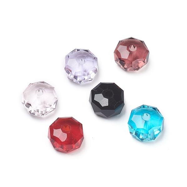 PandaHall Glass Beads, Faceted, Rondelle, Mixed Color, 8x5mm, Hole: 1.7mm Glass Rondelle Multicolor
PandaHall Glass Beads, Faceted, Rondelle, Mixed Color, 8x5mm, Hole: 1.7mm Glass Rondelle Multicolor