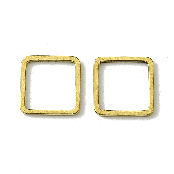 PandaHall Brass Linking Rings, Square, Raw(Unplated), 10x10x1mm, Inner Diameter: 8.5x8.5mm Brass Square
PandaHall Brass Linking Rings, Square, Raw(Unplated), 10x10x1mm, Inner Diameter: 8.5x8.5mm Brass Square