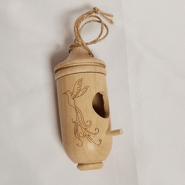 PandaHall Wooden Birdhouse, Creative Wooden Hanging Bird House, for Small Bird DIY Birdcage Making or Decoration, Wheat, 130x52x65mm Wood..., Orange
PandaHall Wooden Birdhouse, Creative Wooden Hanging Bird House, for Small Bird DIY Birdcage Making or Decoration, Wheat, 130x52x65mm Wood..., Orange