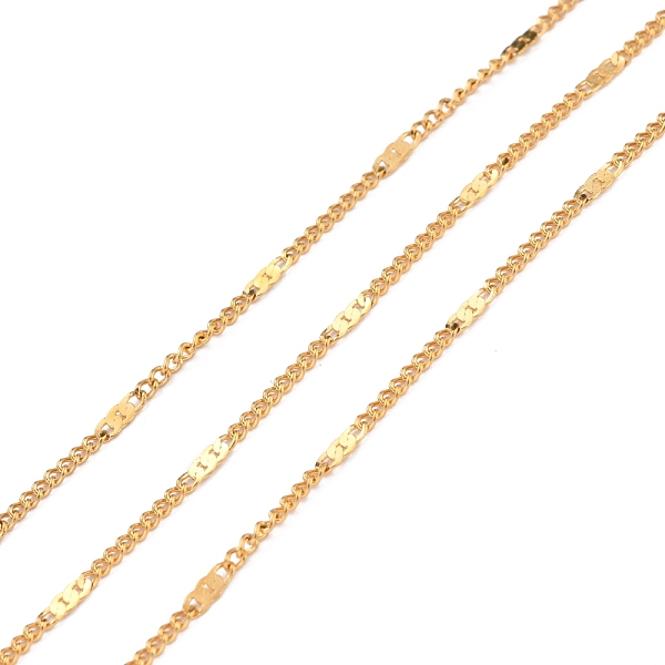 PandaHall 304 Stainless Steel Figaro Chain, with Spool, Soldered, Vacuum Plating, Real 18K Gold Plated, 2~5x1.5~2x0.2~0.3mm, 10.93 yards...
PandaHall 304 Stainless Steel Figaro Chain, with Spool, Soldered, Vacuum Plating, Real 18K Gold Plated, 2~5x1.5~2x0.2~0.3mm, 10.93 yards...