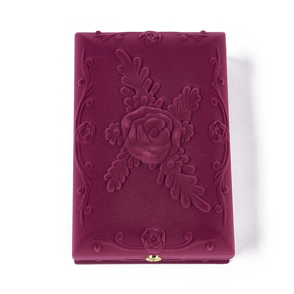PandaHall Rose Flower Pattern Velvet Jewelry Set Boxes, Necklace and Earrings, with Cloth and Plastic, Rectangle, Medium Violet Red...
PandaHall Rose Flower Pattern Velvet Jewelry Set Boxes, Necklace and Earrings, with Cloth and Plastic, Rectangle, Medium Violet Red...