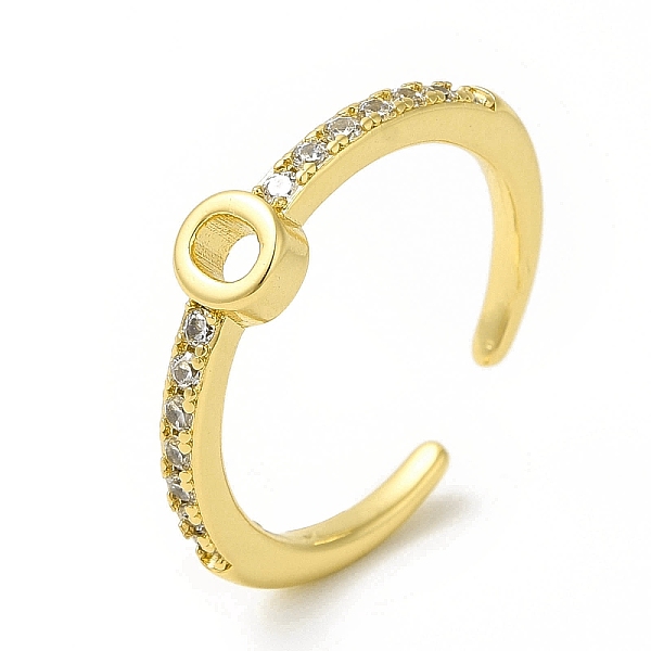 PandaHall Clear Cubic Zirconia Initial Letter Open Cuff Ring, Real 18K Gold Plated Brass Jewelry for Women, Cadmium Free & Nickel Free &...
PandaHall Clear Cubic Zirconia Initial Letter Open Cuff Ring, Real 18K Gold Plated Brass Jewelry for Women, Cadmium Free & Nickel Free &...