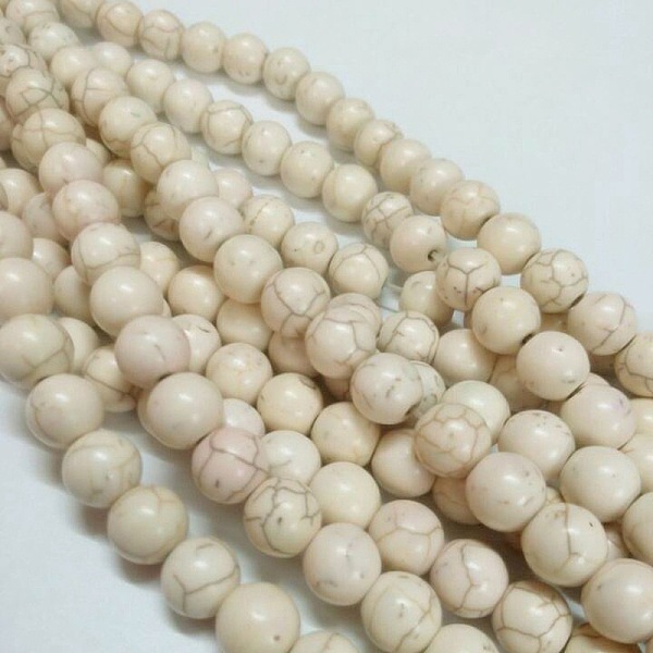 PandaHall Synthetic Magnesite Beads, Round, White, 8mm, Hole: 0.8mm, about 1400pcs/kg Magnesite Round White
PandaHall Synthetic Magnesite Beads, Round, White, 8mm, Hole: 0.8mm, about 1400pcs/kg Magnesite Round White