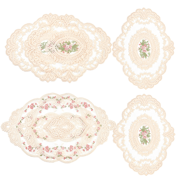 PandaHall GORGECRAFT 3 Style 6PCS Flower Placemats Romantic Floral Place Mats Embroidery Craft Coasters European Style Lace Fabric..., Multicolor
PandaHall GORGECRAFT 3 Style 6PCS Flower Placemats Romantic Floral Place Mats Embroidery Craft Coasters European Style Lace Fabric..., Multicolor