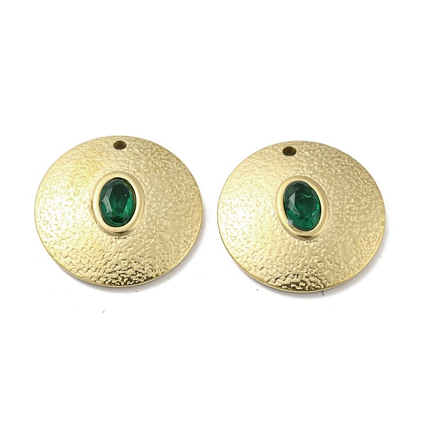 PandaHall 304 Stainless Steel Pendants, with Emerald Rhinestone, Flat Round Charms, Real 14K Gold Plated, 20x3mm, Hole: 1.2mm Stainless..., Green
PandaHall 304 Stainless Steel Pendants, with Emerald Rhinestone, Flat Round Charms, Real 14K Gold Plated, 20x3mm, Hole: 1.2mm Stainless..., Green