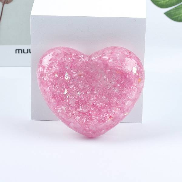 PandaHall Resin Heart Display Decoration, with Sequins & Natural Rose Quartz Chips inside Statues for Home Office Decorations, 93x80x30mm...
PandaHall Resin Heart Display Decoration, with Sequins & Natural Rose Quartz Chips inside Statues for Home Office Decorations, 93x80x30mm...