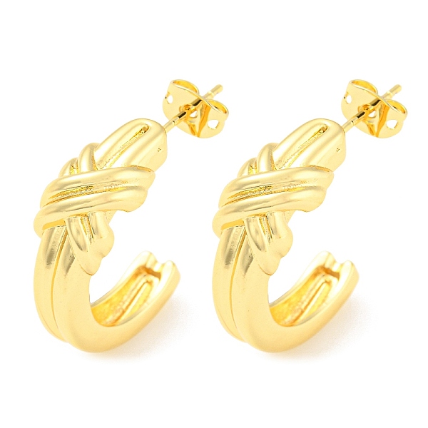 PandaHall Rack Plating Brass Arch Stud Earrings, Half Hoop Earrings, Long-Lasting Plated, Lead Free & Cadmium Free, Real 18K Gold Plated...
PandaHall Rack Plating Brass Arch Stud Earrings, Half Hoop Earrings, Long-Lasting Plated, Lead Free & Cadmium Free, Real 18K Gold Plated...