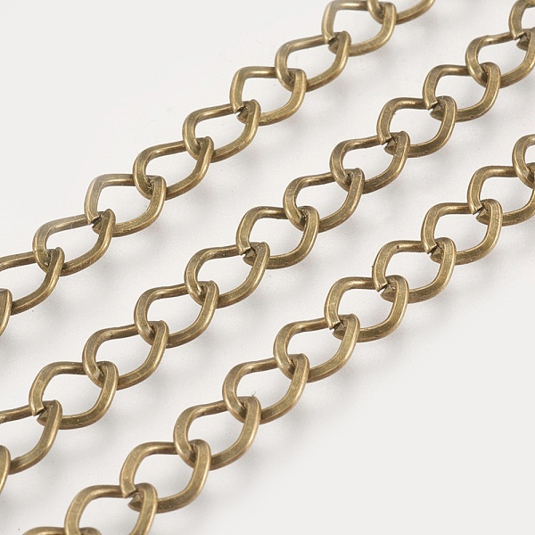 PandaHall Iron Twisted Chains, Unwelded, with Spool, Rhombus, Antique Bronze, 8.5x6.8x1.2mm, about 164.04 Feet(50m)/roll Iron
PandaHall Iron Twisted Chains, Unwelded, with Spool, Rhombus, Antique Bronze, 8.5x6.8x1.2mm, about 164.04 Feet(50m)/roll Iron