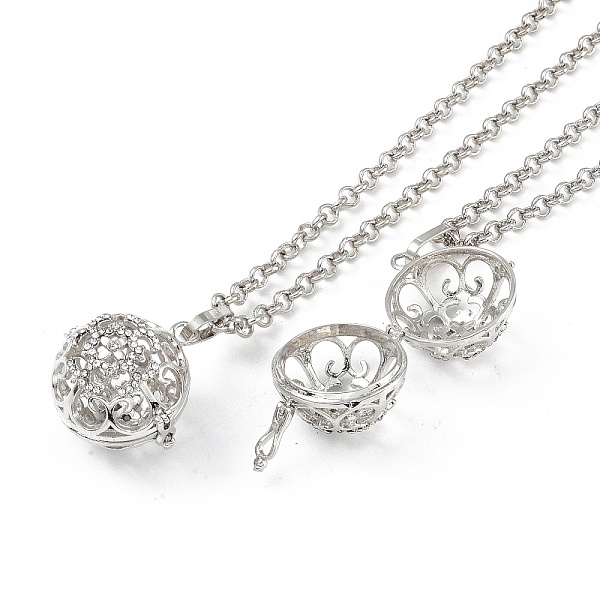 PandaHall Brass with Rhinestone Pendant Necklaces, Iron Rolo Chains, Round, Platinum, 32.36 inch(822mm) long, pendant: 25.5x24.5mm, 18mm..., Clear
PandaHall Brass with Rhinestone Pendant Necklaces, Iron Rolo Chains, Round, Platinum, 32.36 inch(822mm) long, pendant: 25.5x24.5mm, 18mm..., Clear