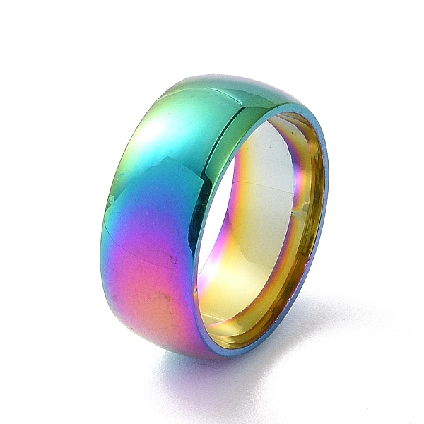 PandaHall 201 Stainless Steel Plain Band Ring for Women, Rainbow Color, Inner Diameter: 17mm 201 Stainless Steel
PandaHall 201 Stainless Steel Plain Band Ring for Women, Rainbow Color, Inner Diameter: 17mm 201 Stainless Steel