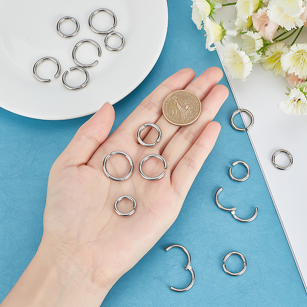 PandaHall UNICRAFTALE 8 Pairs 4 Styles 304 Stainless Steel Clip-on Earrings, Hypoallergenic Earrings, Ring, Stainless Steel Color...
PandaHall UNICRAFTALE 8 Pairs 4 Styles 304 Stainless Steel Clip-on Earrings, Hypoallergenic Earrings, Ring, Stainless Steel Color...