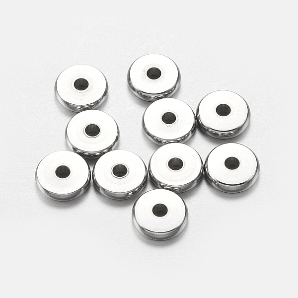 PandaHall 304 Stainless Steel Beads, Flat Round, Stainless Steel Color, 8x2mm, Hole: 2mm 304 Stainless Steel Flat Round
PandaHall 304 Stainless Steel Beads, Flat Round, Stainless Steel Color, 8x2mm, Hole: 2mm 304 Stainless Steel Flat Round
