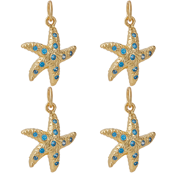 PandaHall Beebeecraft 1 Box 5Pcs Cubic Zirconia Starfish Charms 18K Gold Plated Sea Stars Animal Cristal Rhinestone Pendant Charms with Jump..., Clear
PandaHall Beebeecraft 1 Box 5Pcs Cubic Zirconia Starfish Charms 18K Gold Plated Sea Stars Animal Cristal Rhinestone Pendant Charms with Jump..., Clear