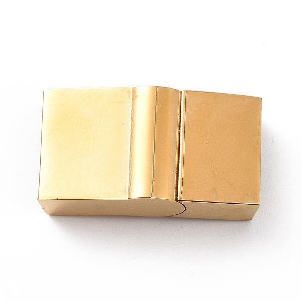 PandaHall Ion Plating(IP) 316 Surgical Stainless Steel Magnetic Clasps with Glue-in Ends, Rectangle, Golden, 22x12x6.5mm, Hole: 10mm 316...
PandaHall Ion Plating(IP) 316 Surgical Stainless Steel Magnetic Clasps with Glue-in Ends, Rectangle, Golden, 22x12x6.5mm, Hole: 10mm 316...