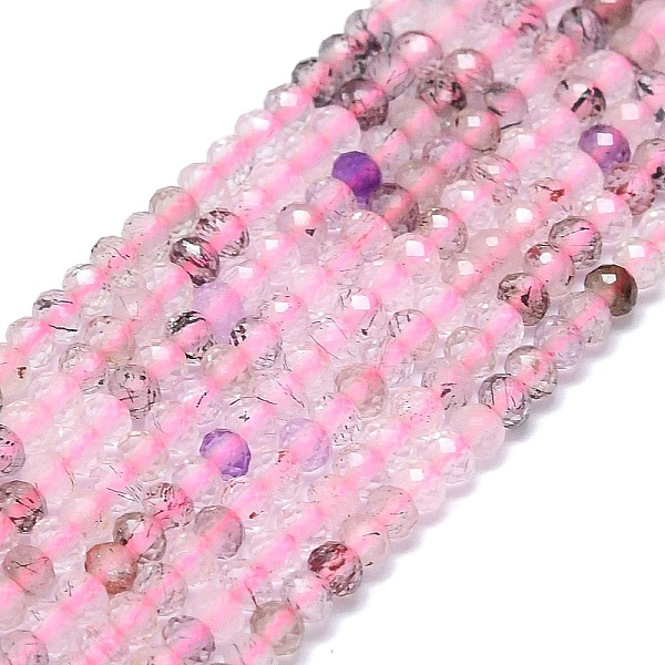 PandaHall Natural Mixed Quartz Beads Strands, Faceted, Rondelle, 2~2.5x2mm, Hole: 0.5mm, about 223~226pcs/strand, 14.96~15.16 inch...
PandaHall Natural Mixed Quartz Beads Strands, Faceted, Rondelle, 2~2.5x2mm, Hole: 0.5mm, about 223~226pcs/strand, 14.96~15.16 inch...