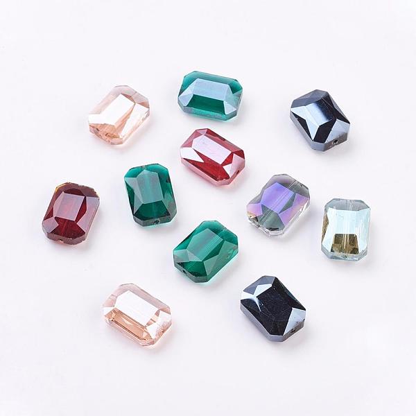PandaHall Electroplated Glass Beads, Faceted, Rectangle, Mixed Color, 18x13x6mm, Hole: 1mm Glass Rectangle Multicolor
PandaHall Electroplated Glass Beads, Faceted, Rectangle, Mixed Color, 18x13x6mm, Hole: 1mm Glass Rectangle Multicolor
