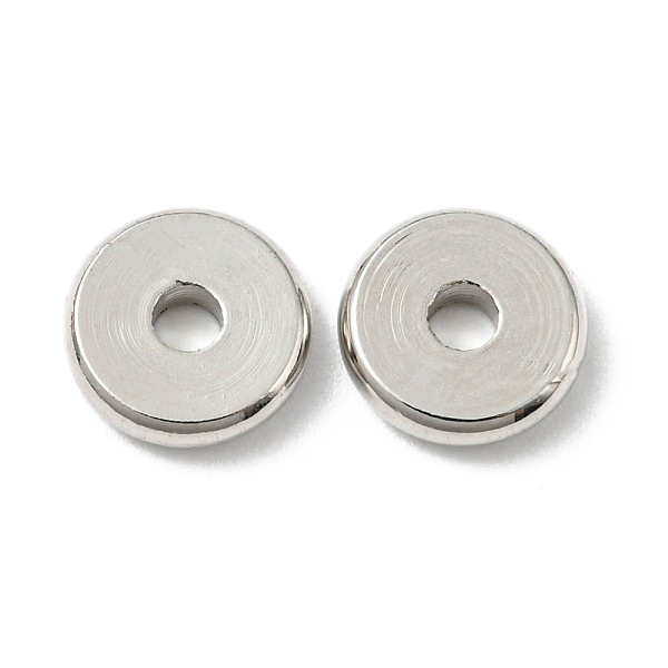 PandaHall Brass Beads, Cadmium Free & Lead Free, Long-Lasting Plated, Disc, Platinum, 8x2mm, Hole: 2mm Brass Disc
PandaHall Brass Beads, Cadmium Free & Lead Free, Long-Lasting Plated, Disc, Platinum, 8x2mm, Hole: 2mm Brass Disc