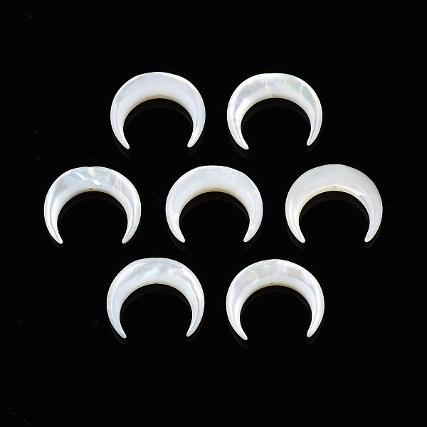 PandaHall Natural White Shell Mother of Pearl Shell Beads, Moon, WhiteSmoke, 15x13x3mm, Hole: 0.8mm White Shell Moon White
PandaHall Natural White Shell Mother of Pearl Shell Beads, Moon, WhiteSmoke, 15x13x3mm, Hole: 0.8mm White Shell Moon White