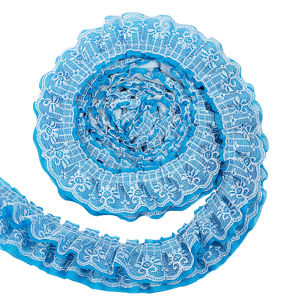 PandaHall BENECREAT 2.5 Yards 3-Layer Ruffle Lace Pleated Trim, 3-5/8 inch Wide Chiffon Flower Trim Gathered Ribbon for Valentines Decor...
PandaHall BENECREAT 2.5 Yards 3-Layer Ruffle Lace Pleated Trim, 3-5/8 inch Wide Chiffon Flower Trim Gathered Ribbon for Valentines Decor...