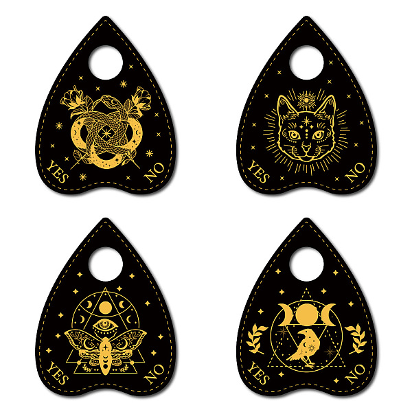 PandaHall CREATCABIN 4Pcs Planchette Spirit Board Wooden Crystal Holder Mini Crystal Sphere Display Stand Witch Stuff Wiccan Decor Witchy..., Black
PandaHall CREATCABIN 4Pcs Planchette Spirit Board Wooden Crystal Holder Mini Crystal Sphere Display Stand Witch Stuff Wiccan Decor Witchy..., Black