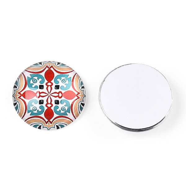 PandaHall Glass Cabochons, Half Round with Kaleidoscope Pattern, Colorful, 25x7.5mm Glass Half Round Multicolor
PandaHall Glass Cabochons, Half Round with Kaleidoscope Pattern, Colorful, 25x7.5mm Glass Half Round Multicolor