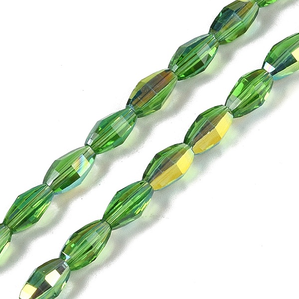 PandaHall Electroplate Glass Beads Strands, AB Color Plated, Faceted, Oval, Lime Green, 7x4.5mm, Hole: 0.9mm, about 60pcs/strand, 17.32''...
PandaHall Electroplate Glass Beads Strands, AB Color Plated, Faceted, Oval, Lime Green, 7x4.5mm, Hole: 0.9mm, about 60pcs/strand, 17.32''...