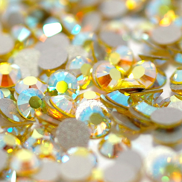 PandaHall Glass Flat Back Rhinestone, Grade A, Back Plated, Faceted, AB Color, Half Round, Citrine, SS16, 3.8~4.0mm, 1440pcs/bag Glass..., Yellow
PandaHall Glass Flat Back Rhinestone, Grade A, Back Plated, Faceted, AB Color, Half Round, Citrine, SS16, 3.8~4.0mm, 1440pcs/bag Glass..., Yellow