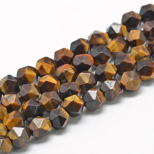 PandaHall Natural Tiger Eye Beads Strands, Star Cut Round Beads, Faceted, 8~10x7~8mm, Hole: 1mm, about 48pcs/strand, 15.3 inch Tiger Eye...
PandaHall Natural Tiger Eye Beads Strands, Star Cut Round Beads, Faceted, 8~10x7~8mm, Hole: 1mm, about 48pcs/strand, 15.3 inch Tiger Eye...
