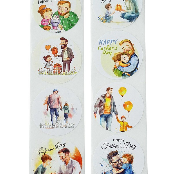 PandaHall Father's Day 8 Styles Stickers Roll, Round Paper Adhesive Labels, Decorative Sealing Stickers for Gifts, Party, Mixed Color, 25mm..., Multicolor
PandaHall Father's Day 8 Styles Stickers Roll, Round Paper Adhesive Labels, Decorative Sealing Stickers for Gifts, Party, Mixed Color, 25mm..., Multicolor