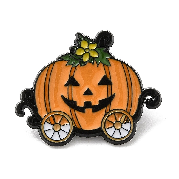 PandaHall Halloween Enamel Pins, Electrophoresis Black Alloy Badge for Backpack Clothes, Pumpkin Carriage, 24x30x1.5mm Alloy+Enamel Carriage
PandaHall Halloween Enamel Pins, Electrophoresis Black Alloy Badge for Backpack Clothes, Pumpkin Carriage, 24x30x1.5mm Alloy+Enamel Carriage