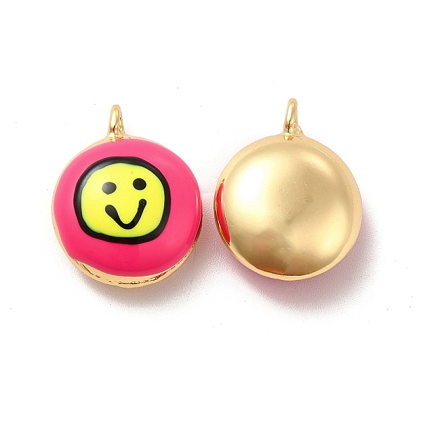 PandaHall Brass Enamel Charms, Real 18K Gold Plated, Long-Lasting Plated, Flat Round with Smiling Face, Red, 19x15.5x8mm, Hole: 1.8mm...
PandaHall Brass Enamel Charms, Real 18K Gold Plated, Long-Lasting Plated, Flat Round with Smiling Face, Red, 19x15.5x8mm, Hole: 1.8mm...
