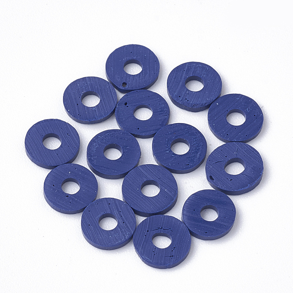 PandaHall Handmade Polymer Clay Heishi Beads, Disc/Flat Round, Midnight Blue, 8x0.5~1mm, Hole: 2mm, about 380~400pcs/strand, 17.7 inch...
PandaHall Handmade Polymer Clay Heishi Beads, Disc/Flat Round, Midnight Blue, 8x0.5~1mm, Hole: 2mm, about 380~400pcs/strand, 17.7 inch...