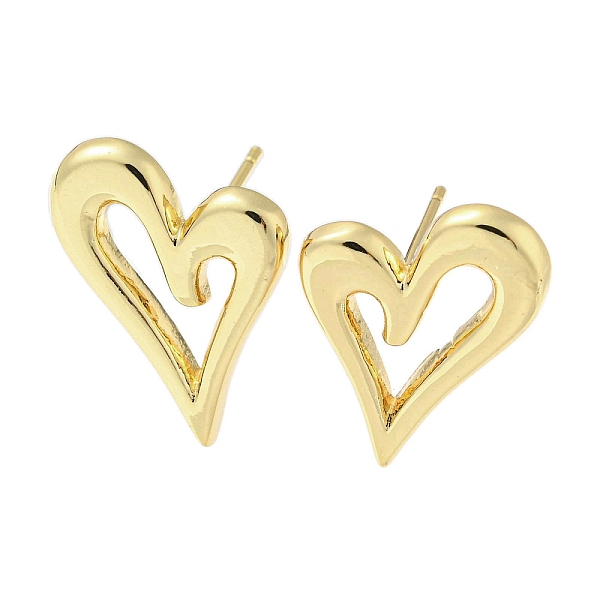 PandaHall Hollow Heart Rack Plating Brass Stud Earrings, Long-Lasting Plated, Lead Free & Cadmium Free, Real 18K Gold Plated, 21x15mm Brass...
PandaHall Hollow Heart Rack Plating Brass Stud Earrings, Long-Lasting Plated, Lead Free & Cadmium Free, Real 18K Gold Plated, 21x15mm Brass...