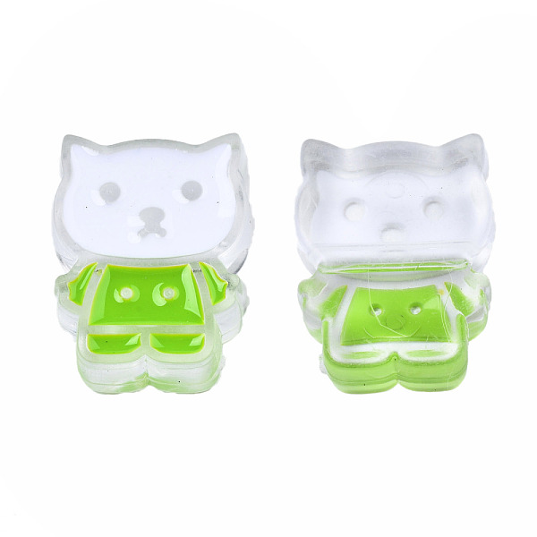 PandaHall Transparent Acrylic Enamel Beads, Cat, Lime Green, 27x21x8mm, Hole: 3.5mm Acrylic Cat Shape
PandaHall Transparent Acrylic Enamel Beads, Cat, Lime Green, 27x21x8mm, Hole: 3.5mm Acrylic Cat Shape